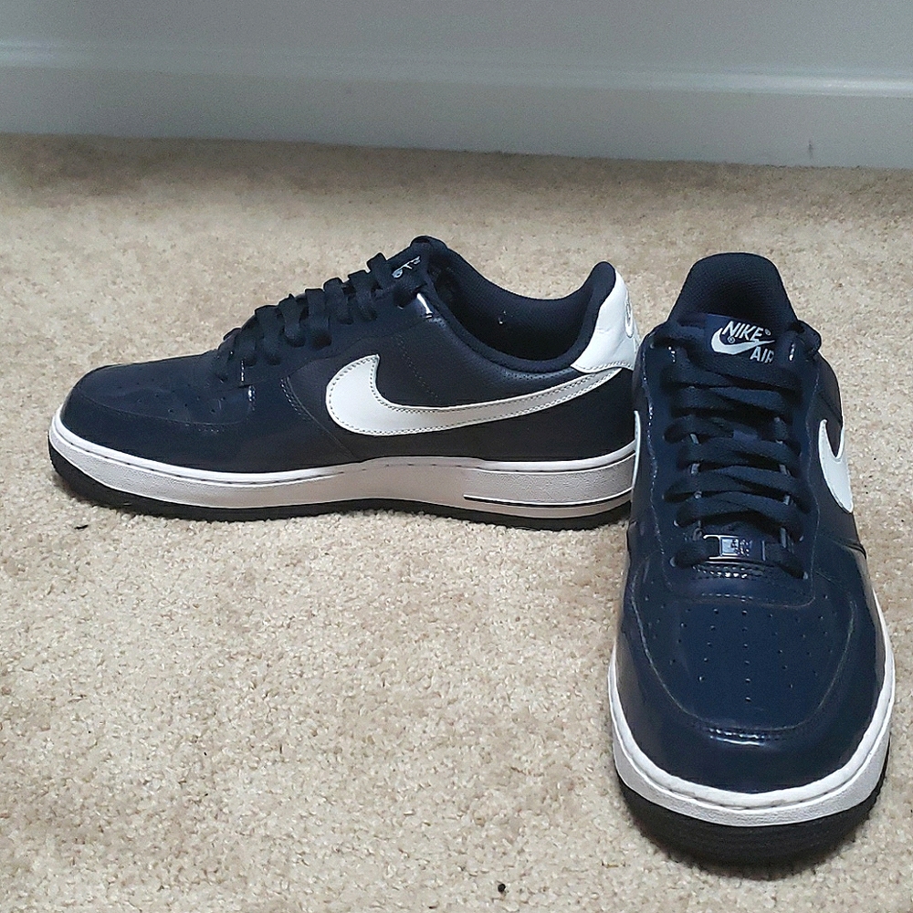 AIR FORCE 1 '07, WHITE&OBSIDIAN
